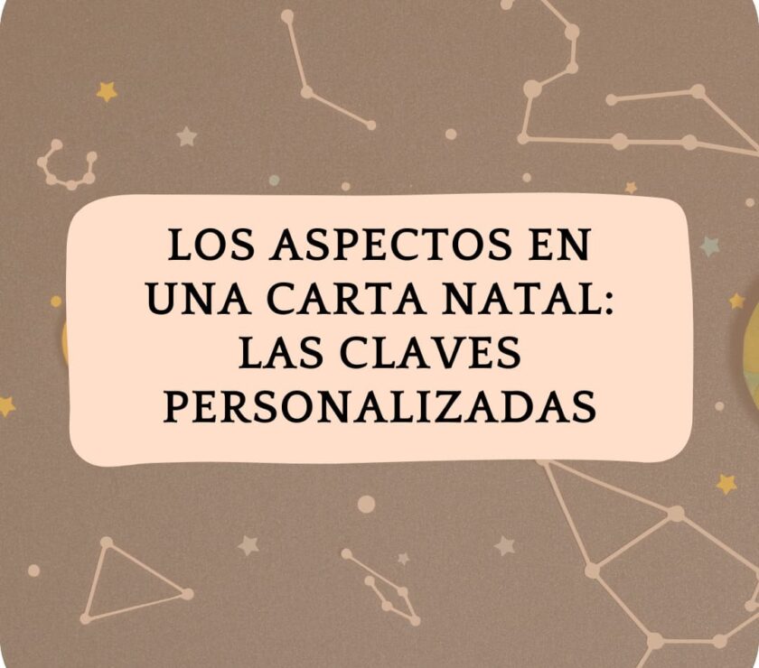Los Aspectos En Una Carta Natal Las Claves Personalizadas