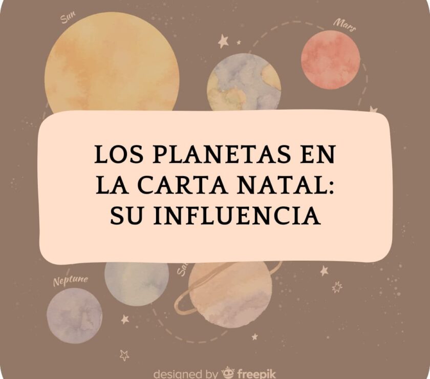Los Planetas en la Carta Natal su Influencia
