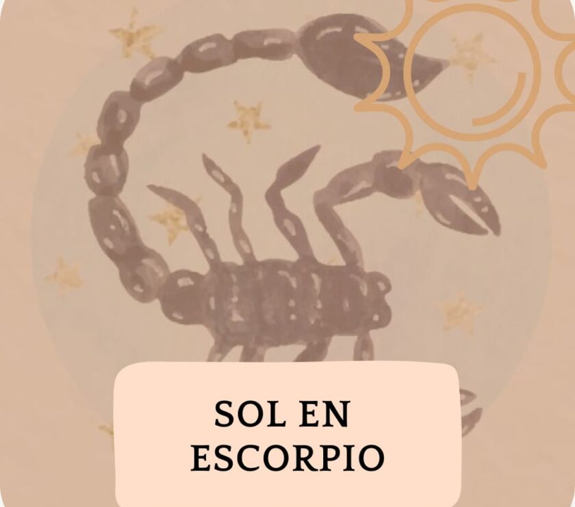 Sol en Escorpio