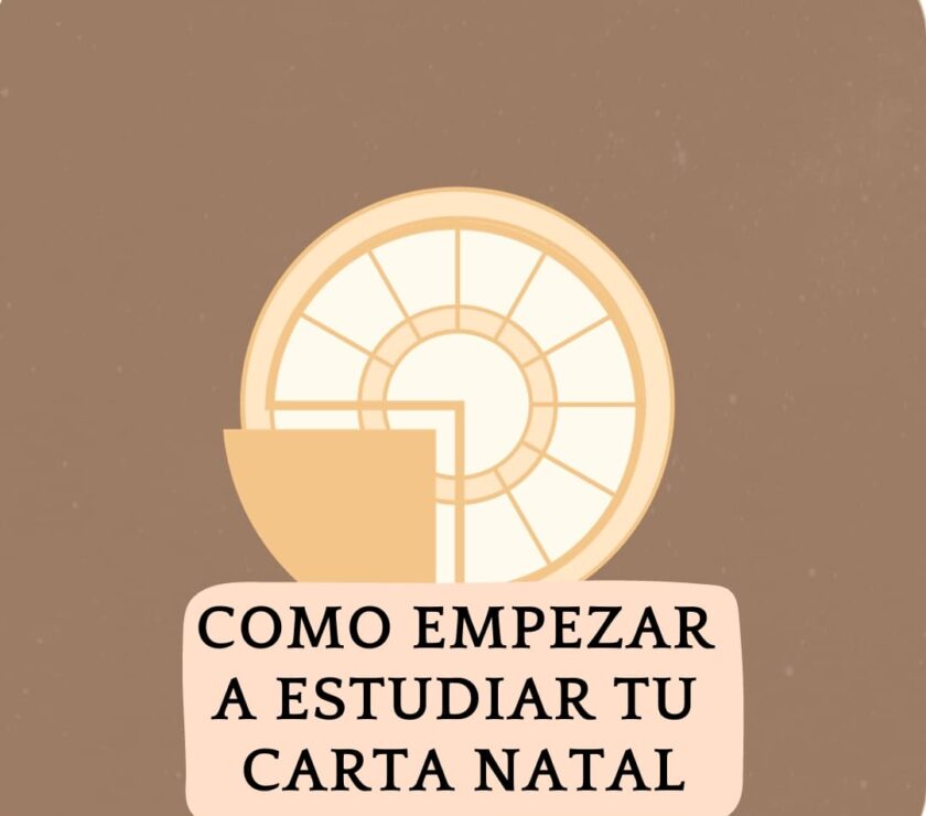 Como empezar a estudiar tu carta natal