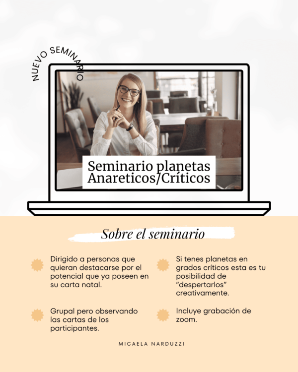 Seminario planetas Anareticos y/o Críticos