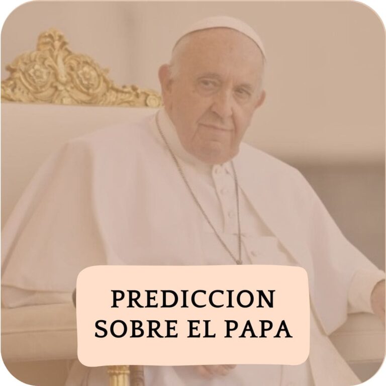 Mi Predicción sobre el papa Francisco