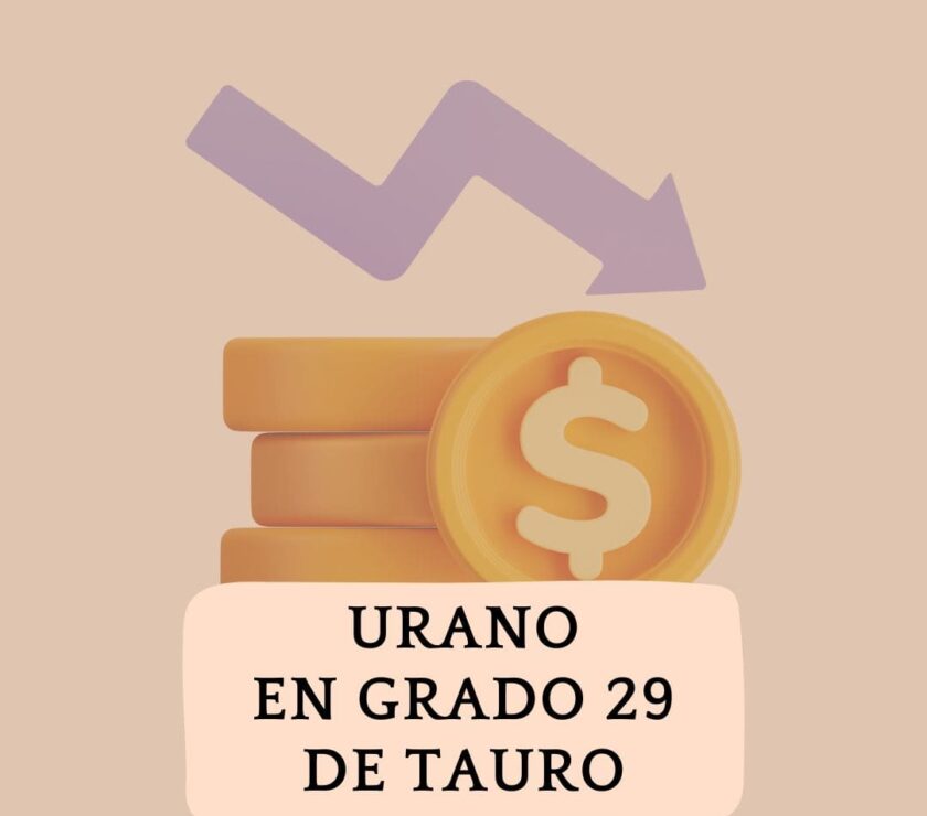Urano en el grado 29 de Tauro
